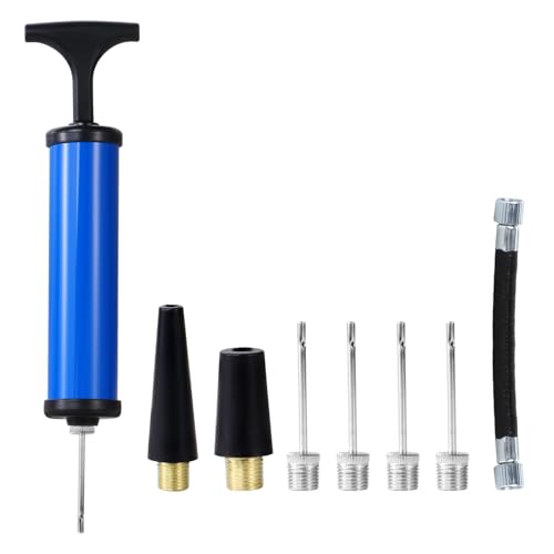 Arcjunys Ballpumpe mit 5 Nadeln, 2 Düse und 1 Schlauch Luftpumpe Ball Pump Luftpumpen für Basketball Fußball Rugby Volleyball Bälle Arcjunys Ballpumpe mit 5 Nadeln, 2 Düse und 1 Schlauch Luftpumpe Ball Pump Luftpumpen für Basketball Fußball Rugby Volleyball Bälle von Arcjunys