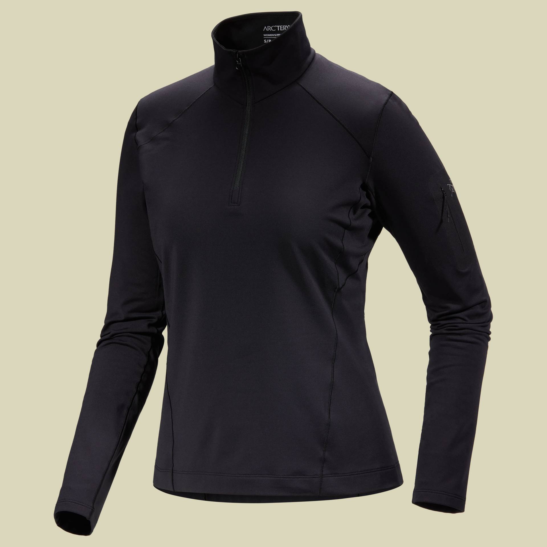 Rho Zip Neck Women blau S - stratus Rho Zip Neck Women blau S - stratus von Arcteryx