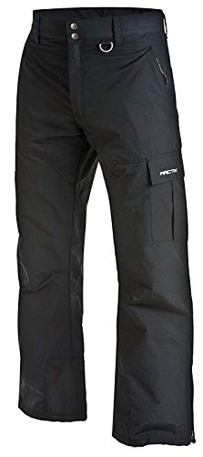 Arctix Herren Mountain Premium Snowboard Cargo Pants Schneehose, schwarz, Medium (32-34W 34L) von ARCTIX