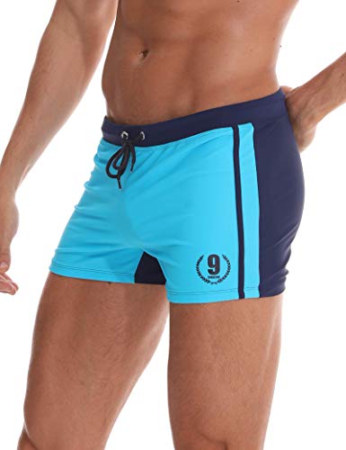 Arcweg Herren-Badehose, Boxershorts, S-XL, Futter mit Kordelzug, verstellbar, bequem von Arcweg