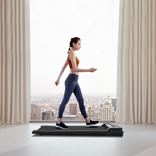 Laufband unter dem Tisch, motorisiertes Laufband, Laufband mit LED-Anzeige und Fernbedienung, 1-8 km/h, Belastbarkeit 120 kg Laufband unter dem Tisch, motorisiertes Laufband, Laufband mit LED-Anzeige und Fernbedienung, 1-8 km/h, Belastbarkeit 120 kg von Areao