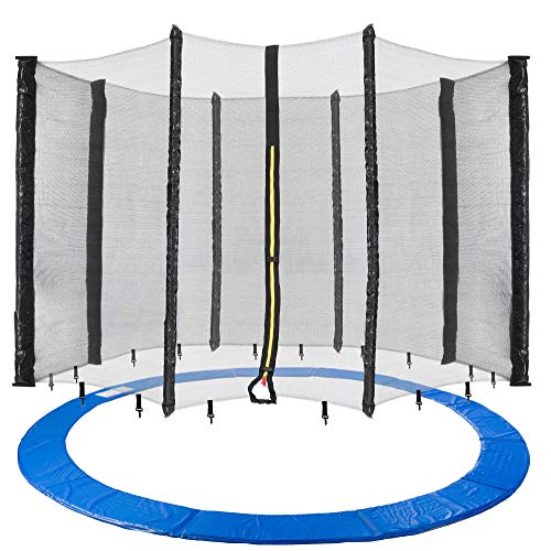 Arebos Trampolin Randabdeckung und Netz | Ersatznetz | Sicherheitsnetz | Gartentrampolin Trampolinnetz | Randabdeckung UV-beständig & wasserabweisend | 396 cm Netz für 8 Stangen Arebos Trampolin Randabdeckung und Netz | Ersatznetz | Sicherheitsnetz | Gartentrampolin Trampolinnetz | Randabdeckung UV-beständig & wasserabweisend | 396 cm Netz für 8 Stangen von Arebos