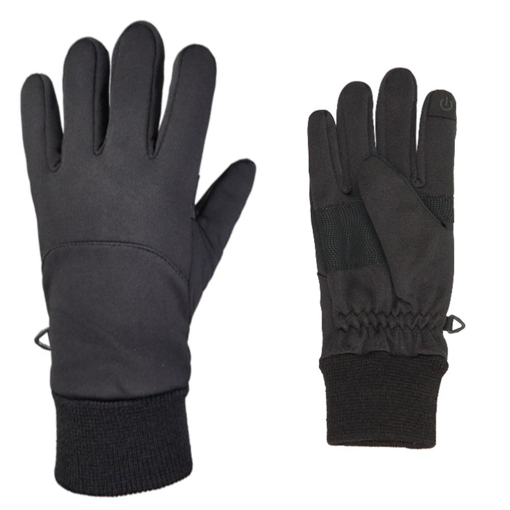 ARECO - Softshell Microfleece Touch Handschuhe mit e-touch und Gripp Innenfläche von Areco