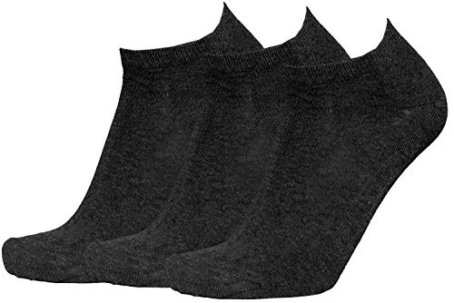 Areco 3er Footie Socke, schwarz, 43-46 Areco 3er Footie Socke, schwarz, 43-46 von Areco