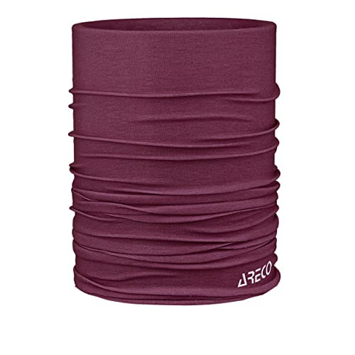 Areco Basic Multifunktion Schlauchtuch, Beere Uni, ONE Size von ARECO