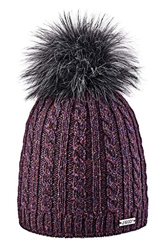Areco Damen Nora'18 Mütze, Beere, One Size Areco Damen Nora'18 Mütze, Beere, One Size von Areco