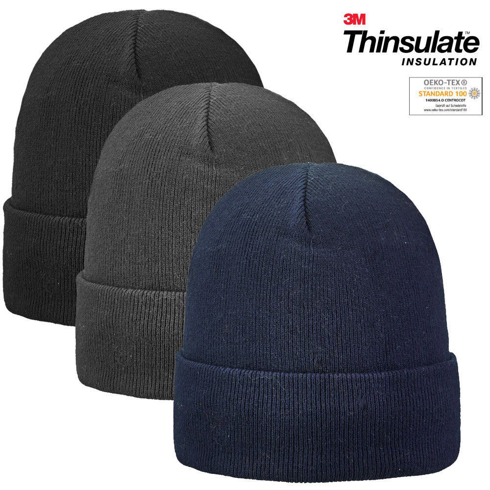 Areco - warme doppellagige Wintermütze Mütze - Ökotex Thinsulate von Areco