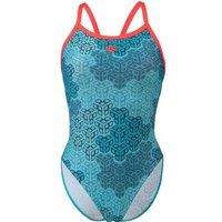 ARENA Damen Schwimmanzug WOMEN'S CAMO KIKKO SWIMSUIT CHALLENGE BACK von Arena