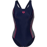 ARENA Damen Schwimmanzug WOMENS SWIMSUIT V BACK GRAPHIC EMS von Arena