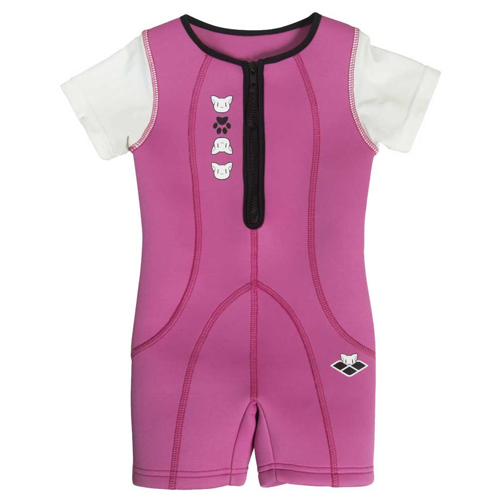 Arena Awt Uv Short Sleeve Jumpsuit Weiß,Rosa 7-8 Years Arena Awt Uv Short Sleeve Jumpsuit Weiß,Rosa 7-8 Years von Arena