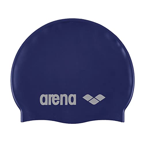 arena Classic Unisex Silikon-Badekappe, Schwimmkappe für Frauen und Männer, Badekappe mit Verstärktem Rand, Weiche und Strapazierfähige Schwimmkappe von ARENA