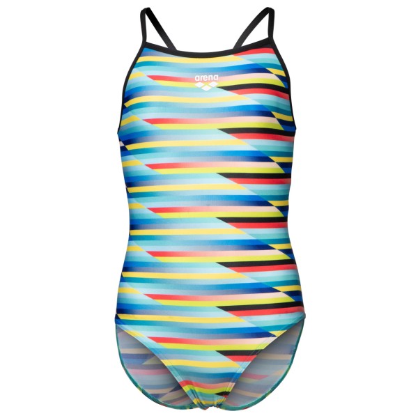 Arena - Girl's Racing Stripe Swimsuit Lightdrop Back - Badeanzug Gr 128 bunt Arena - Girl's Racing Stripe Swimsuit Lightdrop Back - Badeanzug Gr 128 bunt von Arena