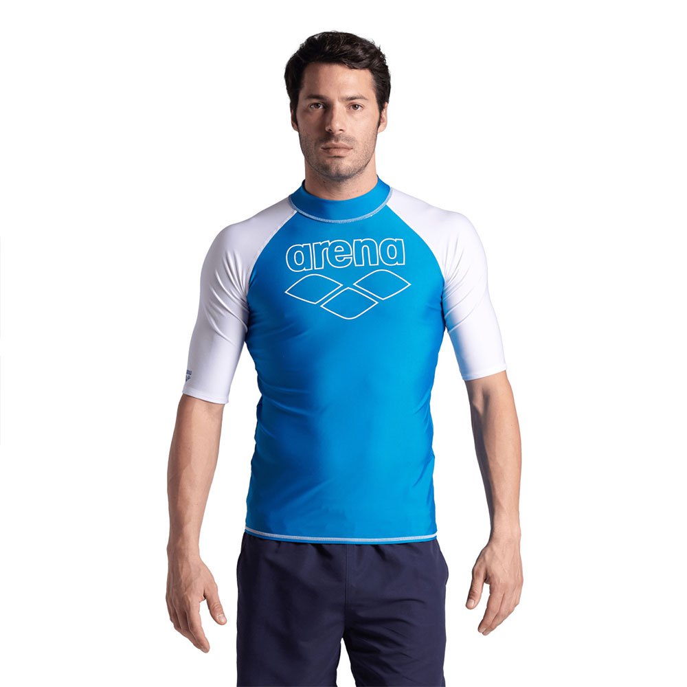 Arena Graphic Short Sleeve Rashguard Blau L von Arena