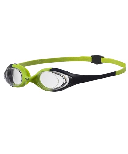 arena Spider Junior Anti-Fog Schwimmbrille für Kinder, Schwimmbrille mit UV-Schutz, Selbstjustierender Nasensteg, Hypoellergene Silikon Dichtungen von ARENA