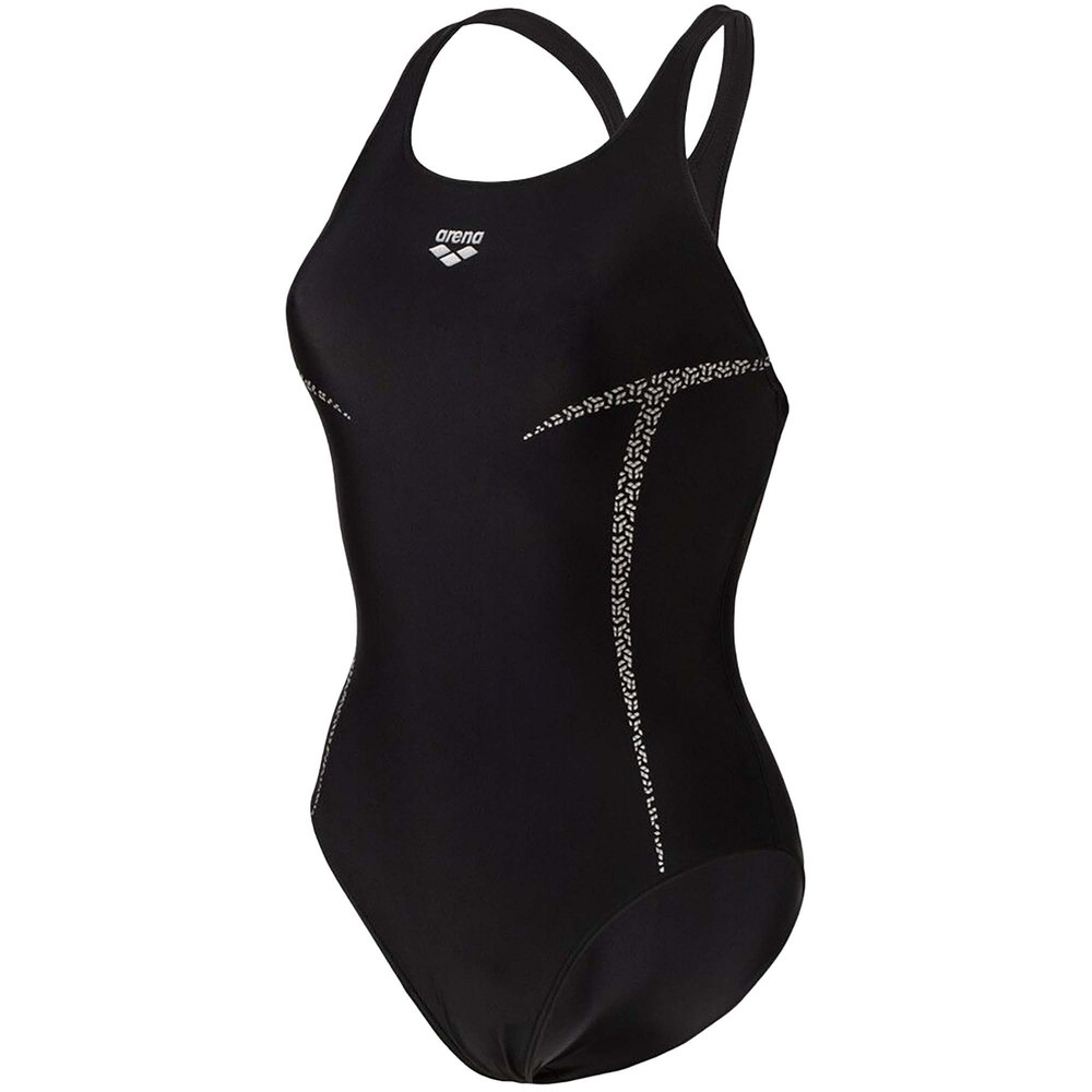 Arena Pro_file Pro Back Graphic Swimsuit Schwarz FR 46 Frau von Arena