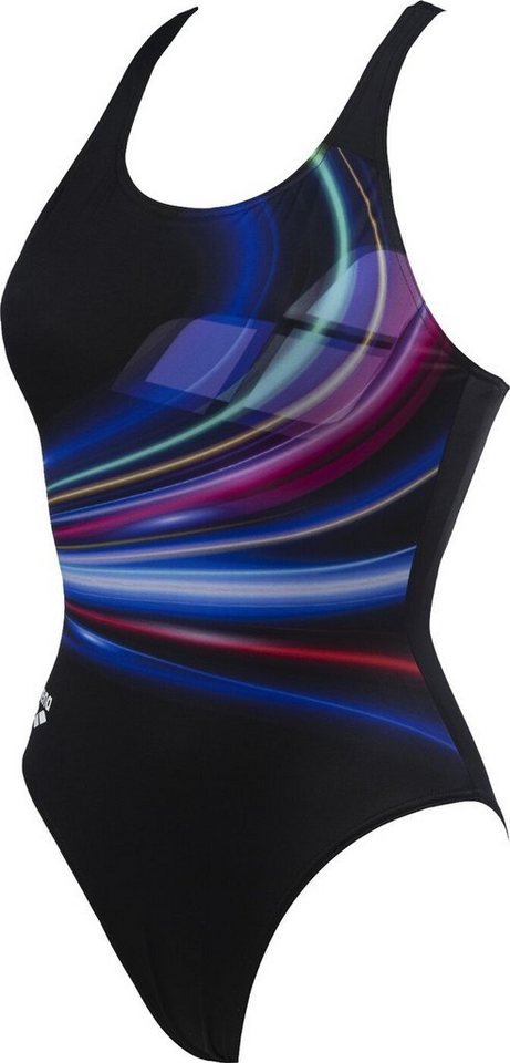 Arena Schwimmanzug W FLASHING LIGHTS V BACK ONE PIECE BLACK-FREAK ROSE Arena Schwimmanzug W FLASHING LIGHTS V BACK ONE PIECE BLACK-FREAK ROSE von Arena