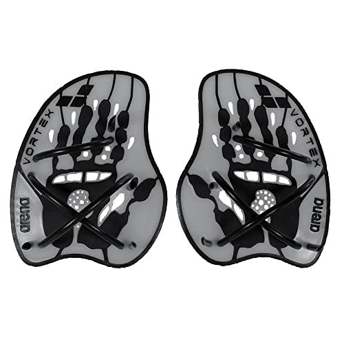 arena Vortex Handpaddel, Schwimmbad-Trainingszubehör, Schwimmbad-Paddel mit Verstellbaren Riemen, PVC-frei, Silver-Black (15) arena Vortex Handpaddel, Schwimmbad-Trainingszubehör, Schwimmbad-Paddel mit Verstellbaren Riemen, PVC-frei, Silver-Black (15) von ARENA