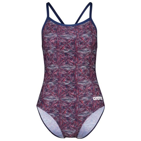 Arena - Women's Abstract Tiles Swimsuit Lightdrop - Badeanzug Gr 46 lila von Arena