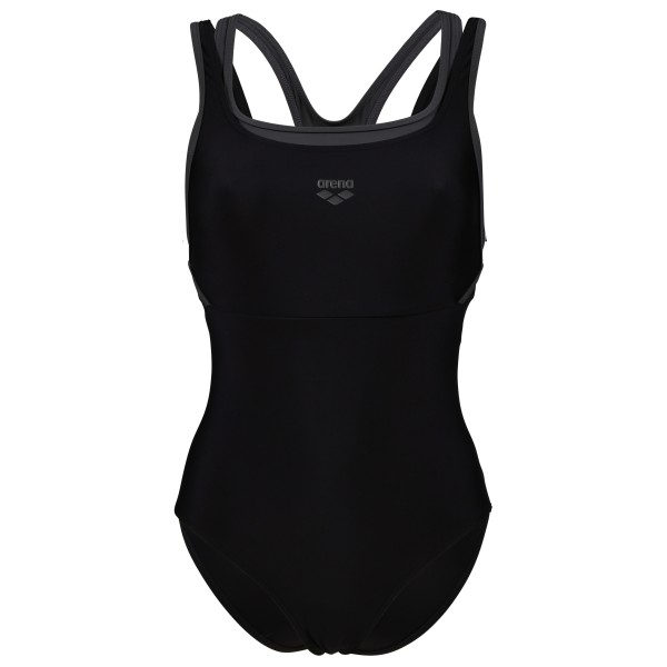 Arena - Women's Swimsuit Solid Control Hi-Power Back - Badeanzug Gr 38 schwarz von Arena