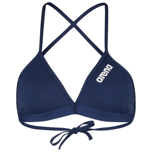 Arena - Women's Team Swim Top Tie Back Solid - Bikini-Top Gr 40 blau von Arena