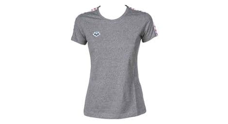 arena team damen t shirt grau   weis   rot von Arena