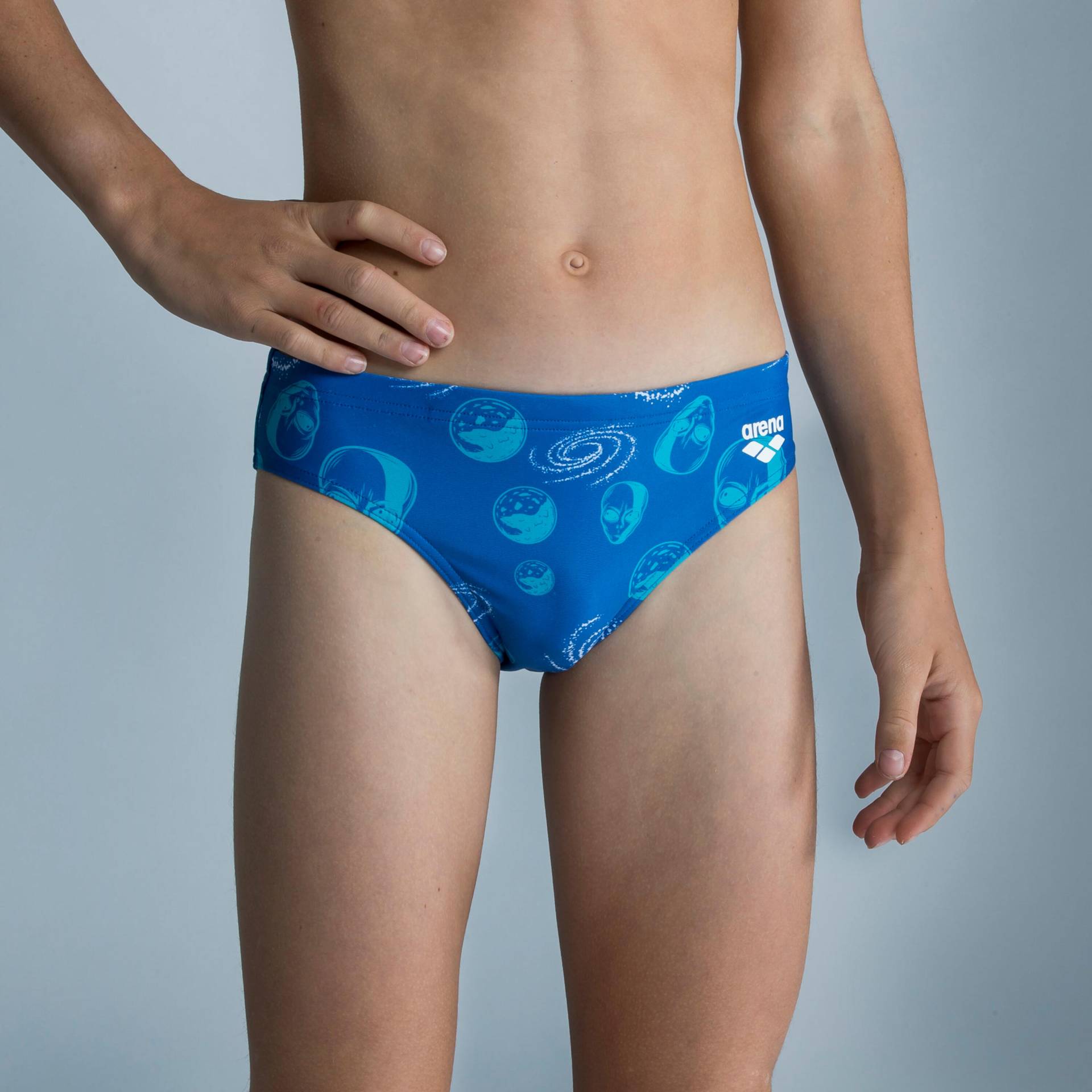 Badehose Slip Jungen Arena - Royal Multi von Arena