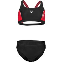 arena THRICE Bikini Kinder 541 - black-anguria-white 128 von Arena