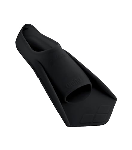 arena Powerfin Schwimmflossen, Trainingsflossen für Erwachsene, 100% Silikon, Bequeme und Kurze Schwimmflossen, 35 - 36, Black-Silver (51) arena Powerfin Schwimmflossen, Trainingsflossen für Erwachsene, 100% Silikon, Bequeme und Kurze Schwimmflossen, 35 - 36, Black-Silver (51) von ARENA