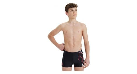 arena boy s swim short logo schwarz weis rot von Arena