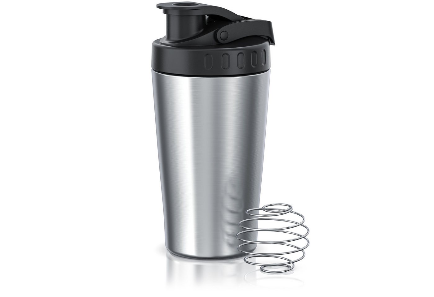 Arendo Protein Shaker Edelstahl Eiweißshaker 500 ml, verschließbar, spülmaschinengeeignet, Edelstahl, Mixbecher, Tragegriff, BPA-frei, für unterwegs, Yoga, Finess, Sport Arendo Protein Shaker Edelstahl Eiweißshaker 500 ml, verschließbar, spülmaschinengeeignet, Edelstahl, Mixbecher, Tragegriff, BPA-frei, für unterwegs, Yoga, Finess, Sport von Arendo