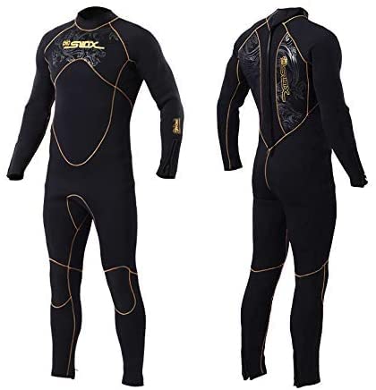 Areyourshop Neoprenanzug Herren 5mm Warm Neopren Full Wetsuit Neoprenanzug für Surfen Spearfishing Schnorcheln Kanufahren TaucheranzüGe,L Areyourshop Neoprenanzug Herren 5mm Warm Neopren Full Wetsuit Neoprenanzug für Surfen Spearfishing Schnorcheln Kanufahren TaucheranzüGe,L von Areyourshop