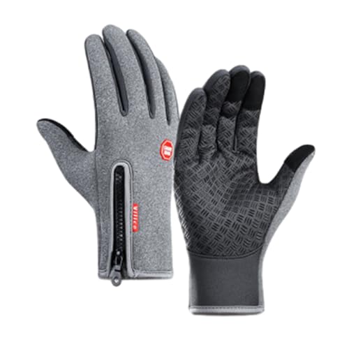 Argumub Frostfit - Thermo Handschuhe, Thermo Grip Gloves, Winter Warme Winddicht Winterhandschuhe Gloves (Grau, S) von Argumub