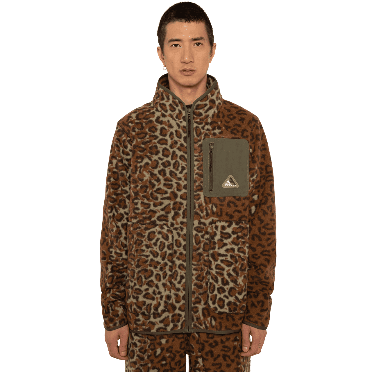 Armada Skiwear Fleece Jacke LEDGER leopard-olive Armada Skiwear Fleece Jacke LEDGER leopard-olive von Armada Skiwear