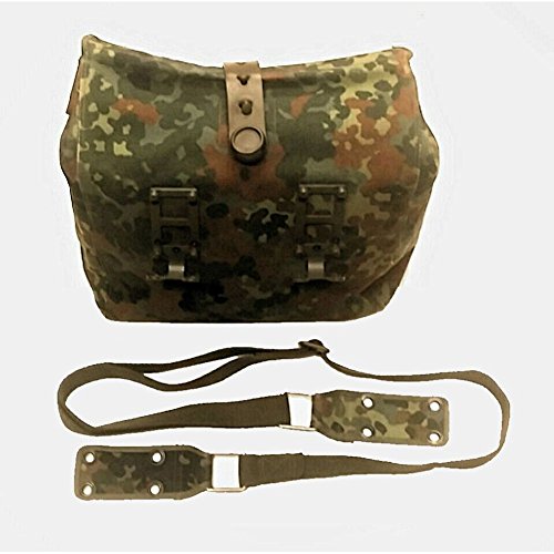 Armeeverkauf BW Maskentasche der Bundeswehr Flecktarn Mehrzwecktasche mit Tragegurt von Armeeverkauf