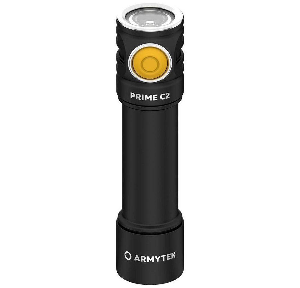 Armytek LED Taschenlampe Prime C2 Magnet USB Warm Taschenlampe, mit Gürtelclip, mit Holster von Armytek
