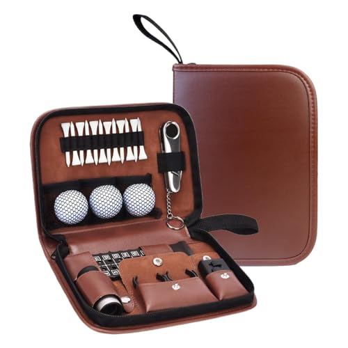 Arroopu Golf-Werkzeugkoffer, Tasche für Golfzubehör, Golfwerkzeug-Organizer, kratzfeste Sport-Zubehör-Organisation für Freunde, Damen, Herren von Arroopu