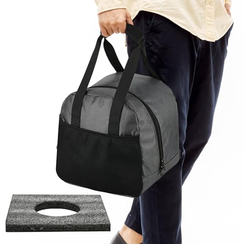 Arrovarp Bowlingtasche für einen einzelnen Ball,Einzelne Bowlingballtasche - Bowlingtasche mit gepolstertem Ballhalter,Tragetasche mit Netztasche, kompakt und stilvoll, langlebig, für Damen und Herren von Arrovarp