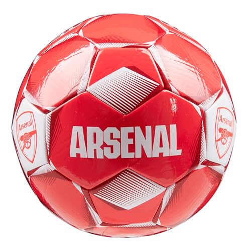 Arsenal FC Fussball Ball, Offiziell Lizenzierter Club Soccer Ball, Fussball Grösse 3, 4 oder 5 - Fussball Geschenke für Fans (Rot, Größe 4) von Arsenal F.C.