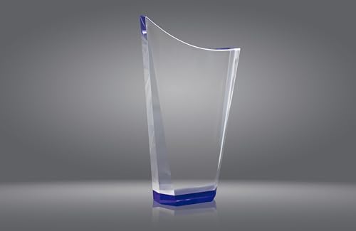 Art-Trophies At10101 Sportliche Glas-Trophäe, Tranparent/Blau, 22 cm Art-Trophies At10101 Sportliche Glas-Trophäe, Tranparent/Blau, 22 cm von Art-Trophies