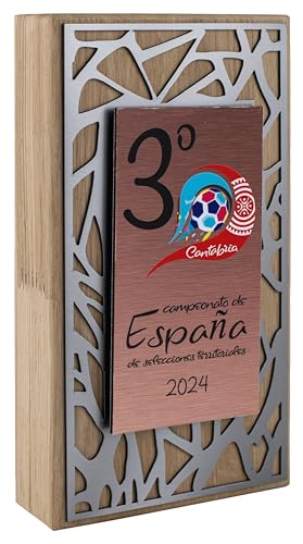 Art-Trophies At11453 Sportliche Trophäe aus Holz und Aluminium, Bronze, 24 cm Art-Trophies At11453 Sportliche Trophäe aus Holz und Aluminium, Bronze, 24 cm von Art-Trophies