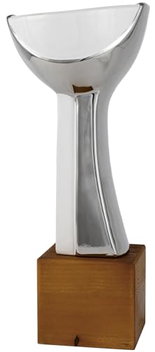 Art-Trophies At11631 Trophäe aus Keramik und Glas, Weiß/Versilbert, 34 cm Art-Trophies At11631 Trophäe aus Keramik und Glas, Weiß/Versilbert, 34 cm von Art-Trophies