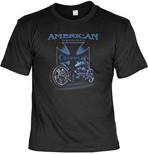 Motorrad T-Shirt American original Choppers Fb schwarz Größe 5XL von Art & Detail Shirt