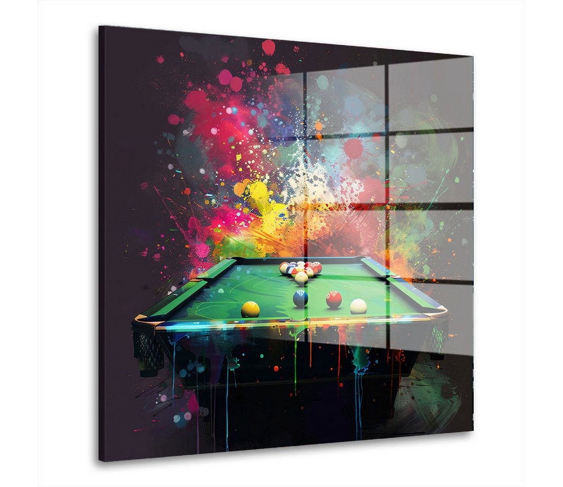 Artedinoi Acrylglasbild Pop Art Billardtisch Acrylglas Wandbild Bild Wanddeko Wohnzimmer XL Artedinoi Acrylglasbild Pop Art Billardtisch Acrylglas Wandbild Bild Wanddeko Wohnzimmer XL von Artedinoi