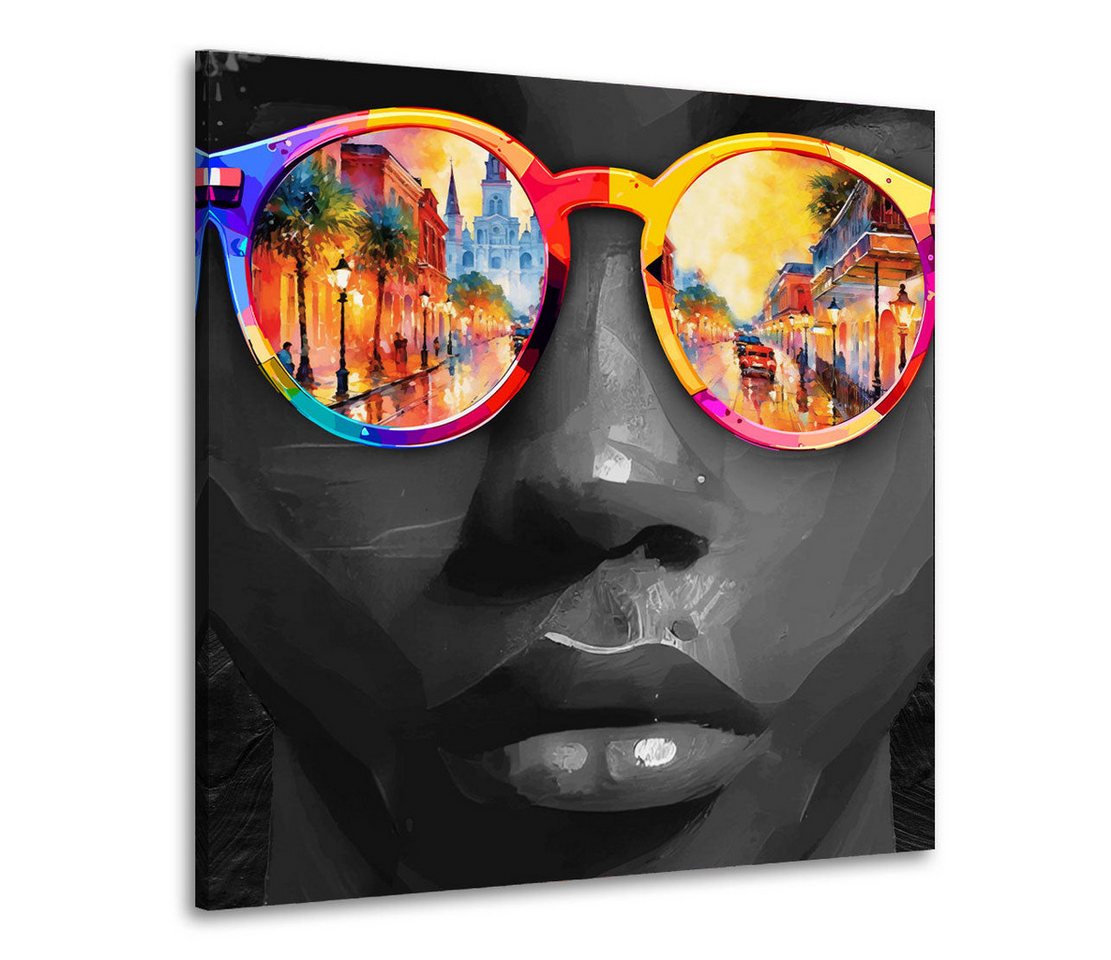 Artedinoi Leinwandbild Gesicht Black Women Sonnenbrille Leinwandbild Wandbild Kunstdruck XL W Artedinoi Leinwandbild Gesicht Black Women Sonnenbrille Leinwandbild Wandbild Kunstdruck XL W von Artedinoi