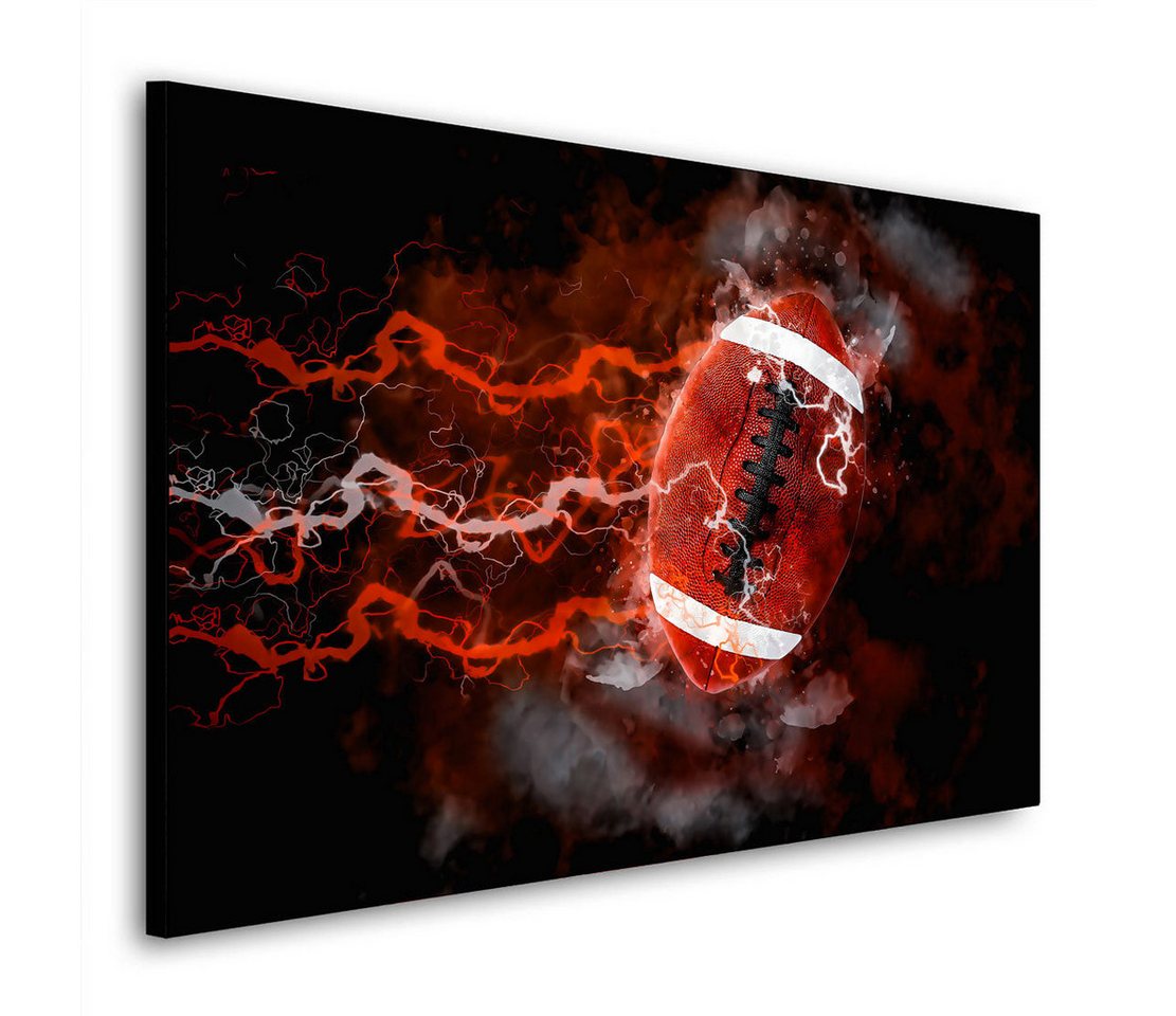 Artedinoi Leinwandbild Rugby Ball Black Wandbild Leinwandbild Kunst XXL Deko Artedinoi Leinwandbild Rugby Ball Black Wandbild Leinwandbild Kunst XXL Deko von Artedinoi