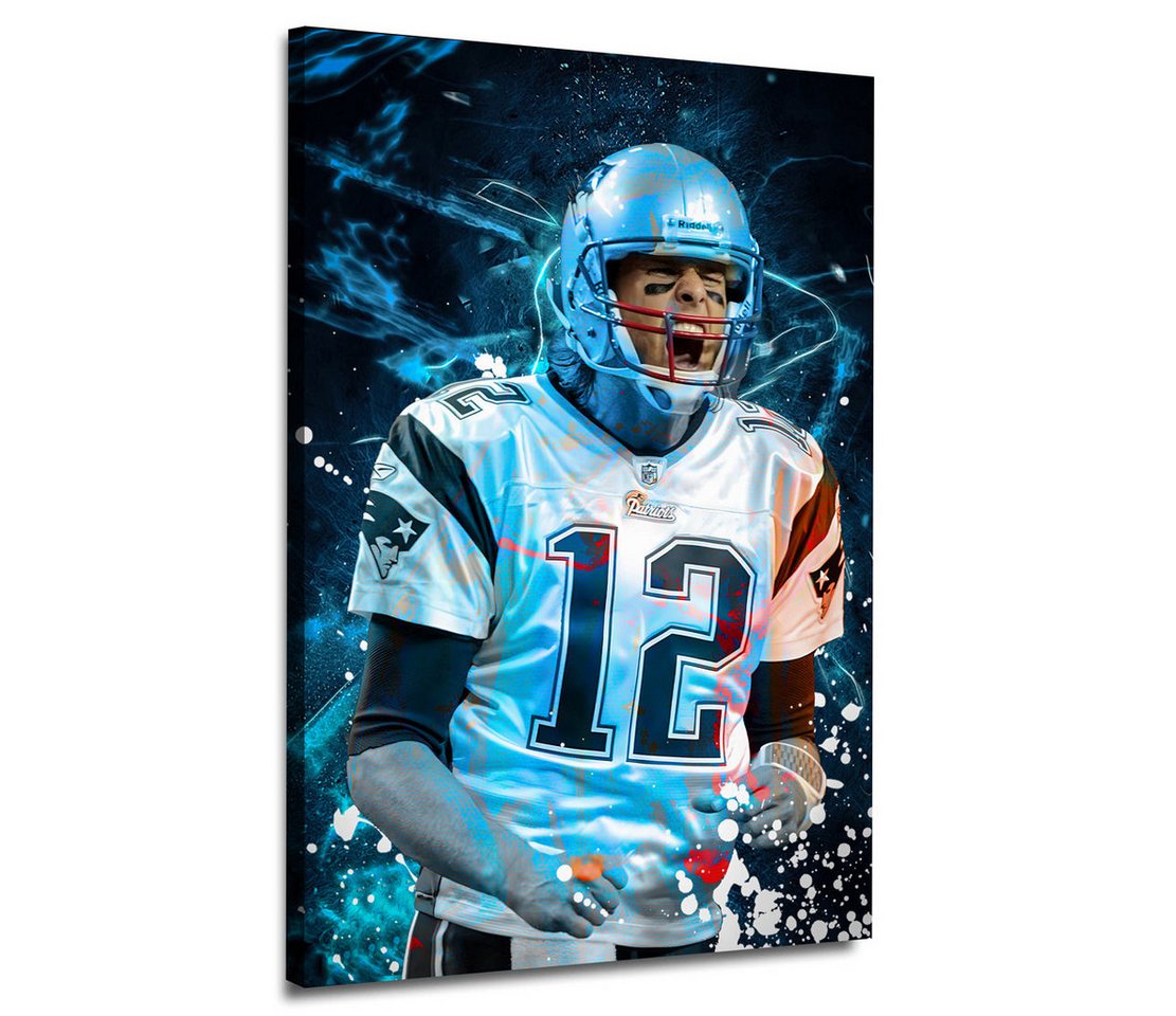 Artedinoi Leinwandbild Sport Football Brady Leinwandbild Wandbild Dekoration Kunst KL Artedinoi Leinwandbild Sport Football Brady Leinwandbild Wandbild Dekoration Kunst KL von Artedinoi