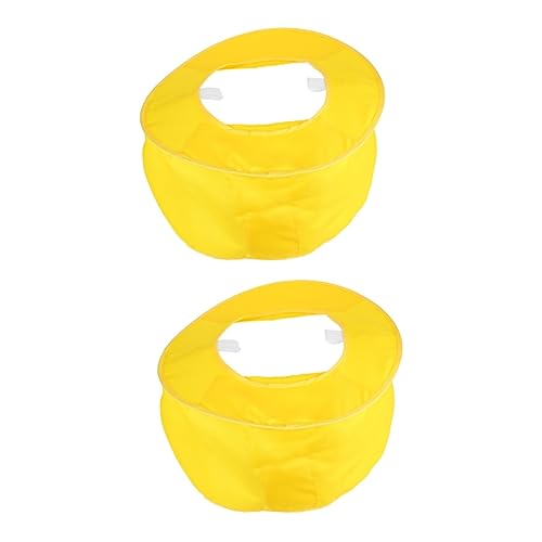 ARTIBETTER 2st Schutzhelm Sonnenblende Helm Hut Schattierungen Schutzhelm-schattierungen Für Die Sonne Gesichtsmaske Zum Sonnenschutz Helm Gehörschutz Zubehör Für Schutzhelme Polyester Yellow von Artibetter