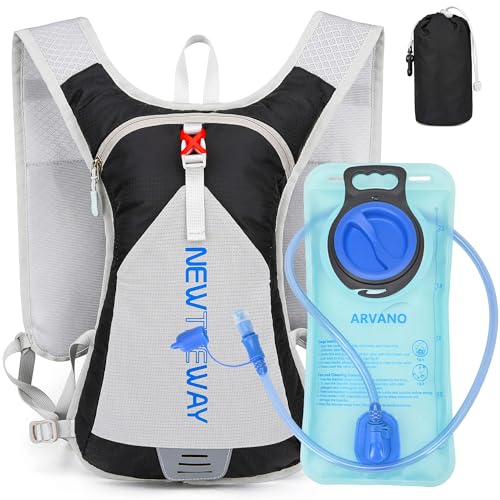 Arvano Trinkrucksack Leichter & faltbarer Rucksack für Laufen, Radfahren, Wandern für Männer Frauen, Laufweste mit Trinkblase Arvano Trinkrucksack Leichter & faltbarer Rucksack für Laufen, Radfahren, Wandern für Männer Frauen, Laufweste mit Trinkblase von Arvano