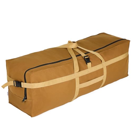 Arxus Große Reisetasche, 180L Faltbare Gepäck Tasche Damen Herren Weekender Aufbewahrung Handgepäck Duffle Bag Für Reise Flugzeug Camping, Khaki Arxus Große Reisetasche, 180L Faltbare Gepäck Tasche Damen Herren Weekender Aufbewahrung Handgepäck Duffle Bag Für Reise Flugzeug Camping, Khaki von Arxus