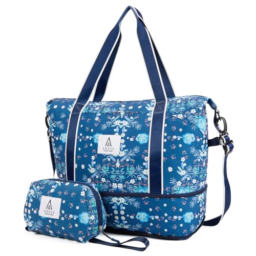 Arxus Reisetasche Erweiterbar mit Kulturbeutel, Faltbare Handgepäck Tasche Weekender Reisetaschen Sporttasche für Damen Herren zum Reisen Flugzeug Gym Camping 25L-35L Arxus Reisetasche Erweiterbar mit Kulturbeutel, Faltbare Handgepäck Tasche Weekender Reisetaschen Sporttasche für Damen Herren zum Reisen Flugzeug Gym Camping 25L-35L von Arxus